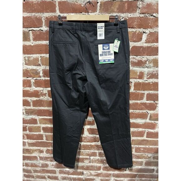 Dockers Mens Gray Dress Pants Flex Comfort Size 33 x 30 NWT - Picture 2 of 4